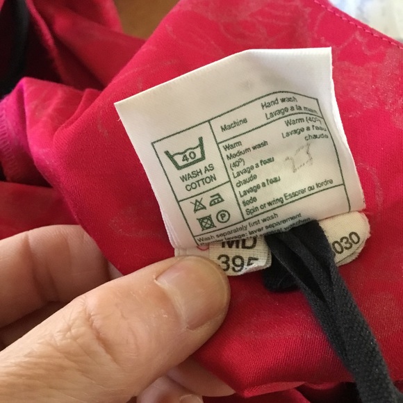 Vintage Laura Ashley Pink Metallic Floral Print Cottage-core Puff Sleeve Dress - Picture 12 of 16